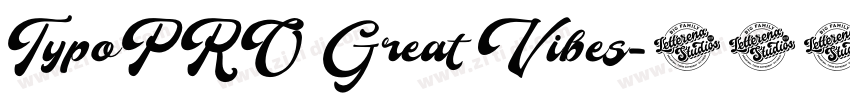 TypoPRO Great Vibes字体转换